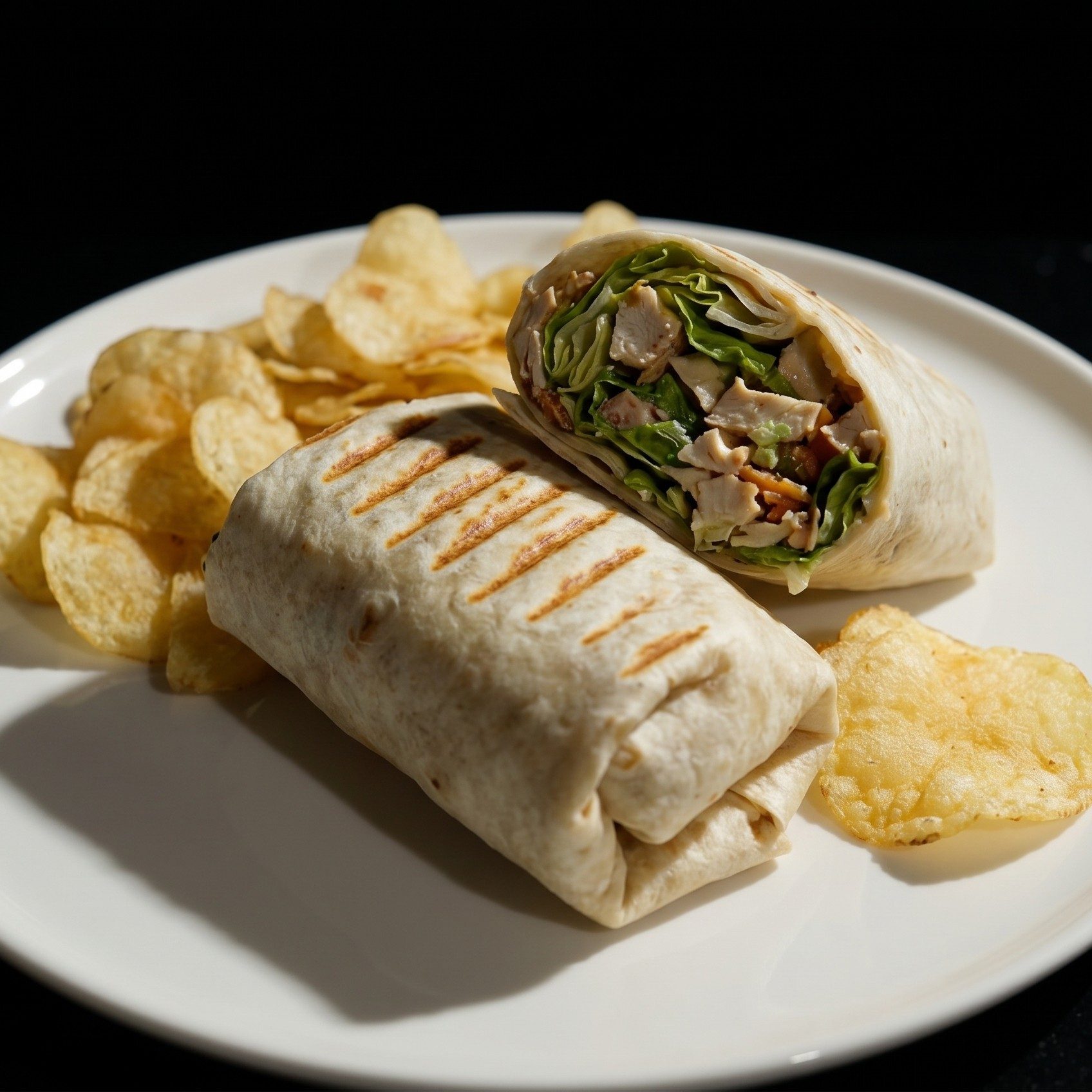 Chicken Caesar Wrap.